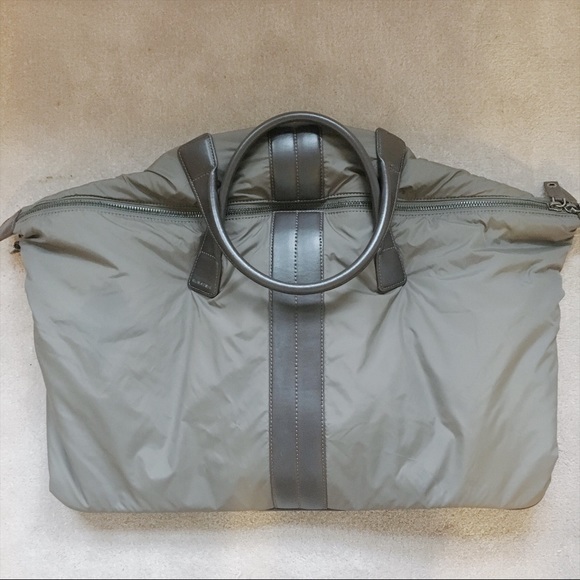 Bugatchi Nylon Leather Weekender Duffle Lock Keys - Picture 4 of 7